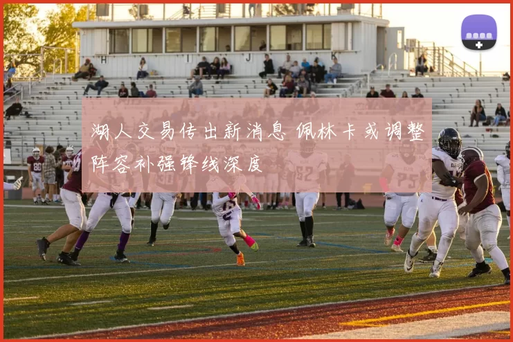 湖人交易传出新消息 佩林卡或调整阵容补强锋线深度