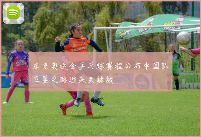 东京奥运会乒乓球赛程公布中国队卫冕之路迎来关键战