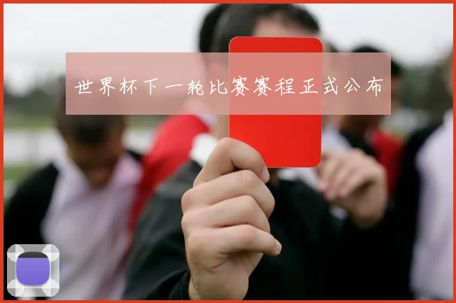 世界杯下一轮比赛赛程正式公布